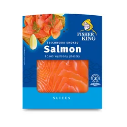 Łosoś wędzony plastry 100 g Fisherking