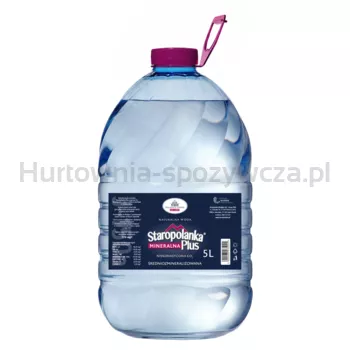 Woda Staropolanka mineralna PLUS 5l