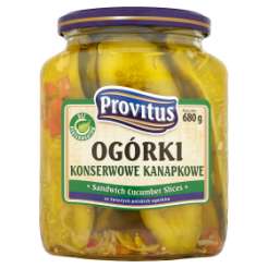 *Provitus Ogórki Kanapkowe 0,72L