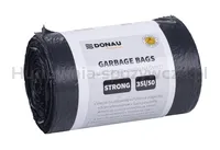 Worki na śmieci DONAU HOME, mocne (LDPE), 35l, 50 szt., czarne - 4