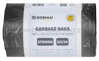 Worki na śmieci DONAU HOME, mocne (LDPE), 35l, 50 szt., czarne - 3