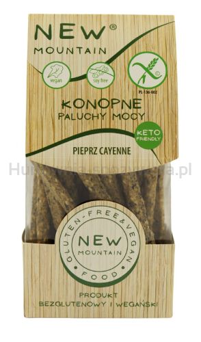 Paluchy Mocy Konopne Z Pieprzem Cayenne Bezglutenowe 200 G - New Mountain [BIO]