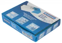 Gumka wielofunkcyjna DONAU, 41x18x11mm, niebiesko-biała - 2