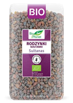 Rodzynki Sułtanki Bezglutenowe Bio 1 Kg - Bio Planet [BIO]