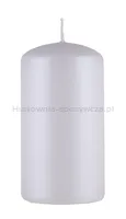 Świeca słupek DONAU HOME Standard Lakier, 60x115mm, biały metaliczny mat - 2