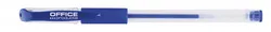 Długopis żelowy OFFICE PRODUCTS, gumowy uchwyt, 0,5mm, niebieski