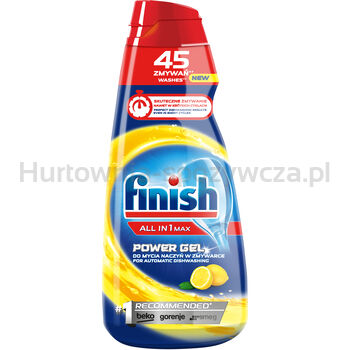 Finish Żel Do Mycia Naczyń W Zmywarce All-In-1 Max 900Ml Cytrynowy