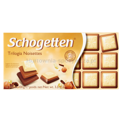 Schogetten Czekolada Trilogia Noisettes 100G