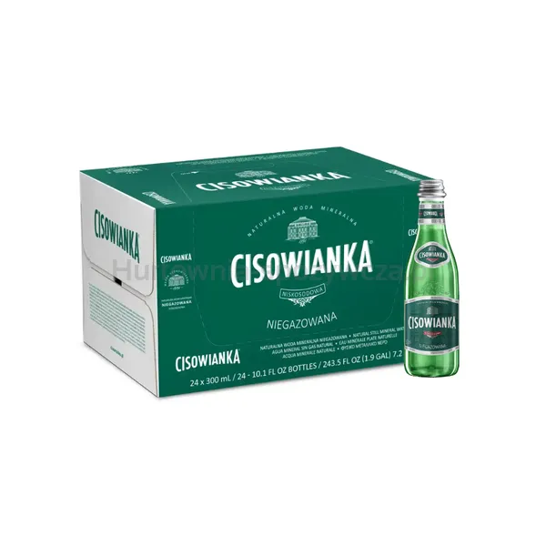 Cisowianka Woda Mineralna Niegazowana 300ml x 24 sztuki