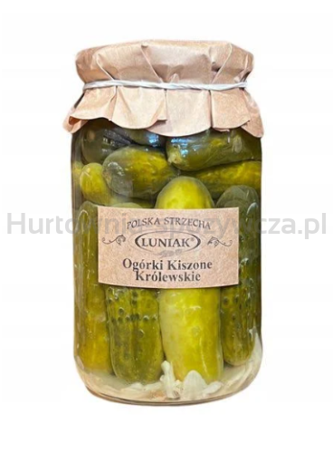 Ogórki Kiszone Królewskie 870 G (520 G) - Luniak [BIO]