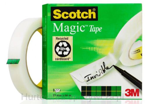 Taśma Biurowa Scotch Magic™ (810-1966), Matowa, 19Mm, 66M