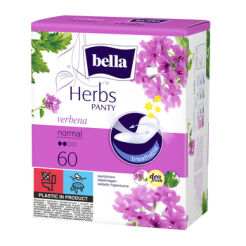 Wkładki Higieniczne Bella Herbs Wzbogacone Werbeną 60 Szt.