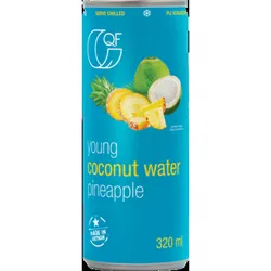 Quality Food woda kokosowa z sokiem ananasowym 320ml