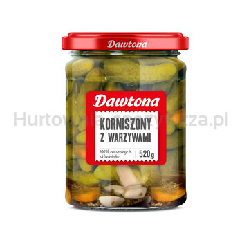 Dawtona Ogórki Korniszony Z Warzywami 520G 