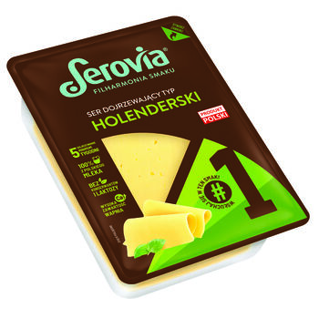 Serovia Ser Dojrzewający Typ Holenderski Tłusty, Plastry 450G