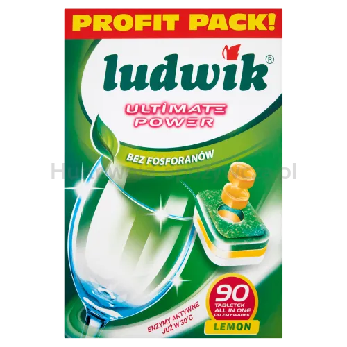 Ludwik Tabletki Do Zmywarek All In One Ultimate Power 90 Szt.