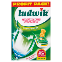 Ludwik Tabletki Do Zmywarek All In One Ultimate Power 90 Szt.