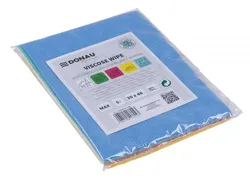 Ścierka DONAU HOME, z wiskozą 70%, składana, max, 30x40cm, 5 szt., mix kolorów