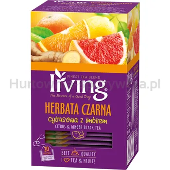Irving Herbata Czarna Cytrusowa Z Imbirem 30 G (20X1,5 G)