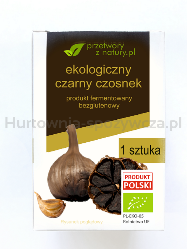 Czarny Czosnek Bezglutenowy Bio (1 Szt.) - Przetwory Z Natury [BIO]