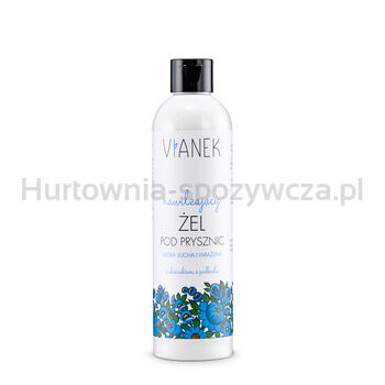 Vianek nawilżający Żel Pod Prysznic. Skóra sucha i wrażliwa z ekstraktem z podbiału 300ml nawilżający krem pod prysznic 300 ml