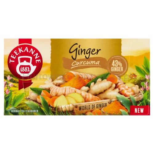 Teekanne Herbatka Ziołowa Ginger Curcuma 20 Torebek X 1,75G