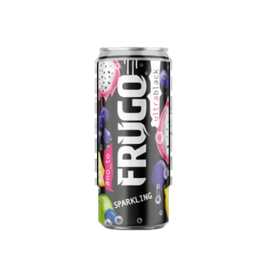 Frugo Ultrablack Napój gazowany wieloowocowy 250 ml