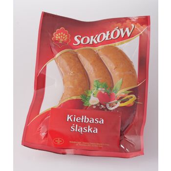 Sokołów Kiełbasa Śląska około  1,2 Kg 