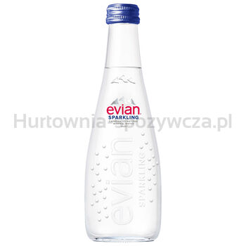 Woda Evian Gazowana Szkło 330Ml