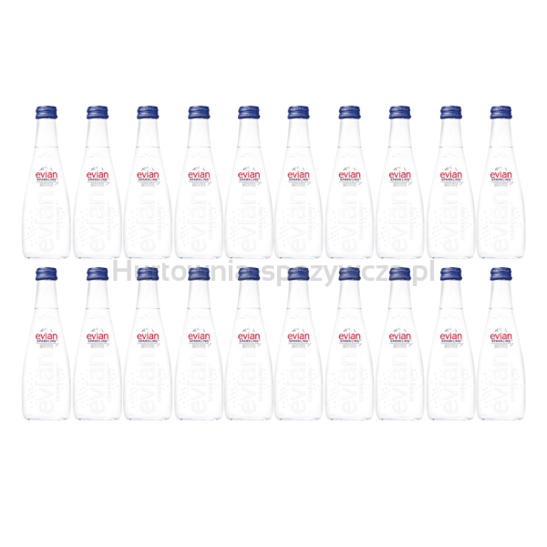 Woda Evian Gazowana Szkło 330Ml
