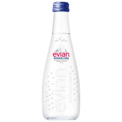 Evian Naturalna Woda Mineralna Gazowana Szkło 330Ml