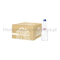 Woda Evian Gazowana Szkło 330Ml