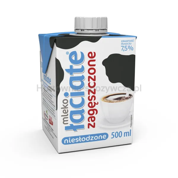 Mleko UHT ŁACIATE, zagęszczone, niesłodzone 0,5 l