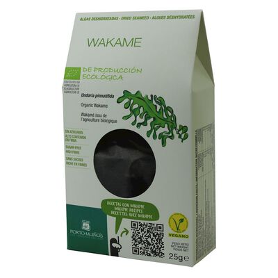 Algi Morskie Suszone - Wakame Bio 25 G - Porto Muinos [BIO]