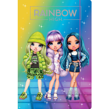 Teczka z gumką RAINBOW HIGH A4