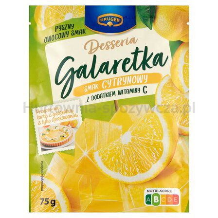 Kruger Desseria Galaretka smak cytrynowy 75g