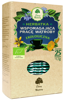 Dary Natury Herbatka Wspomagająca Pracę Wątroby Bio (25 X 1,5 G) 37,5 G [BIO]