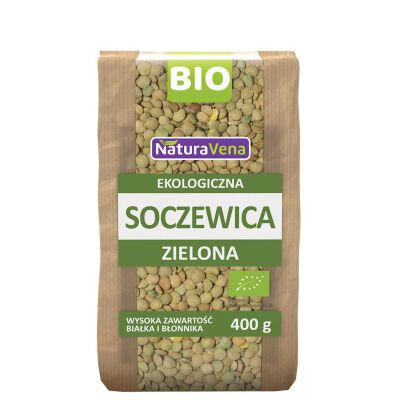 Soczewica Zielona Bio 400 G - Naturavena [BIO]