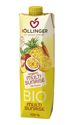 Hollinger Sok Wieloowocowy Z Sokiem Z Marchwi (Multi Sunrise) Bio 1 L [BIO]