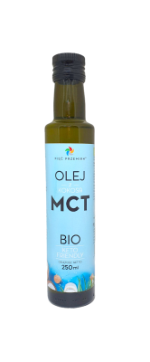 Olej Kokosowy Mct Keto Bezglutenowy Bio 250 Ml - Pięć Przemian [BIO]