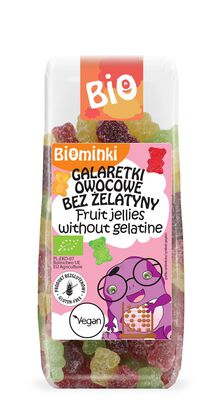 Biominki Galaretki Owocowe Bez Żelatyny Bezglutenowe Bio 100 G [BIO]