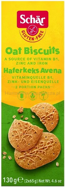 Oat Biscuits- Ciastka Owsiane Bezgl. 130 G