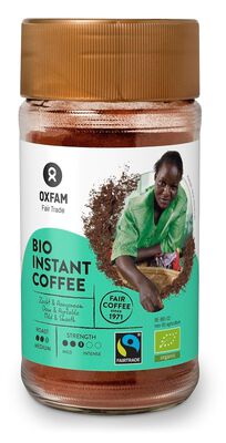 Oxfam Kawa Rozpuszczalna Arabica/Robusta Tanzania Fair Trade Bio 100 G [BIO]