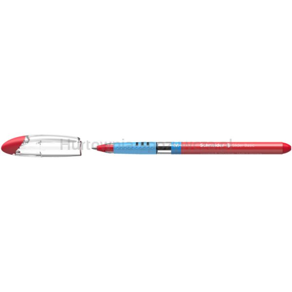 Schneider Długopis Slider Basic, M, czerwony  - 2