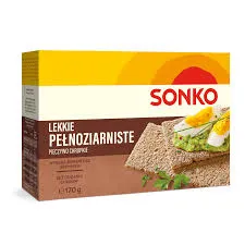 Sonko Lekkie pełnoziarniste. Pieczywo chrupkie 170 g.