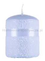 Świeca słupek DONAU HOME Milo, 70x90mm, błękit perła - 2