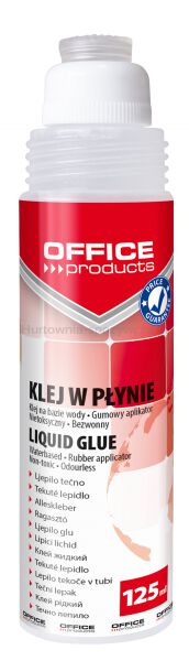 Office Products Klej w Płynie biurowy, 125ml, transparentny  - 2