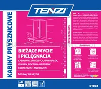 Środek do czyszczenia kabin prysznicowych TENZI, 5l - 2