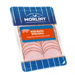 Morliny Kiełbasa wiejska plastry 400 g