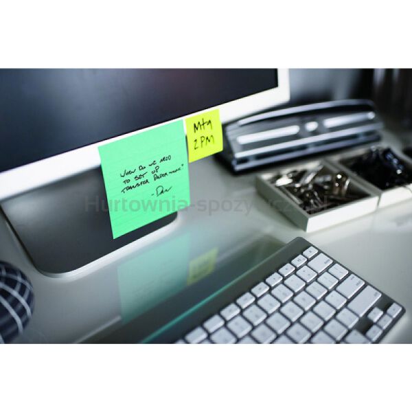 Post-It Karteczki samoprzylepneSuper Sticky XL, OASIS, w linię, 101x101mm, 3x70 kart.  - 4